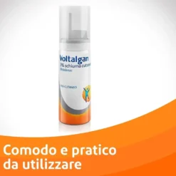 Voltalgan Antinfiammatorio Schiuma Cutanea 3% Diclofenac Distorsioni Strappi Muscolari 2 confezioni da 50ml