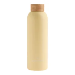 Waterdrop Bottiglia Acciaio Giallo Pastello Opaco 600ml