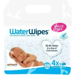 Waterwipes Bio Salviettine Umidificate Bimbi 240 Pezzi