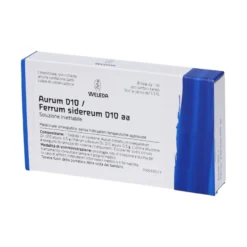 Weleda Aurum D10 Ferrum Sidereum D10 Rimedio Omeopatico 8 Fiale