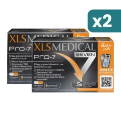 Xls Medical Pro 7 Trattamento Perdita Di Peso 2 confezioni da 180 Capsule
