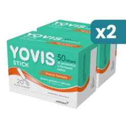 Yovis 50 Miliardi fermenti lattici vivi integratore bipacco 2x20 stick