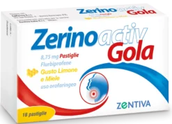 Zerinoactiv Gola 8,75mg 16 Pastiglie Limone Miele