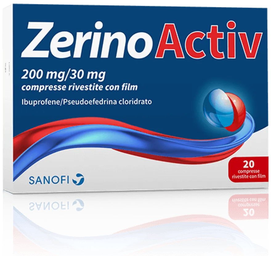 Zerinoactiv 200 Mg 30 Mg Per Congestione Nasale 20 Compresse