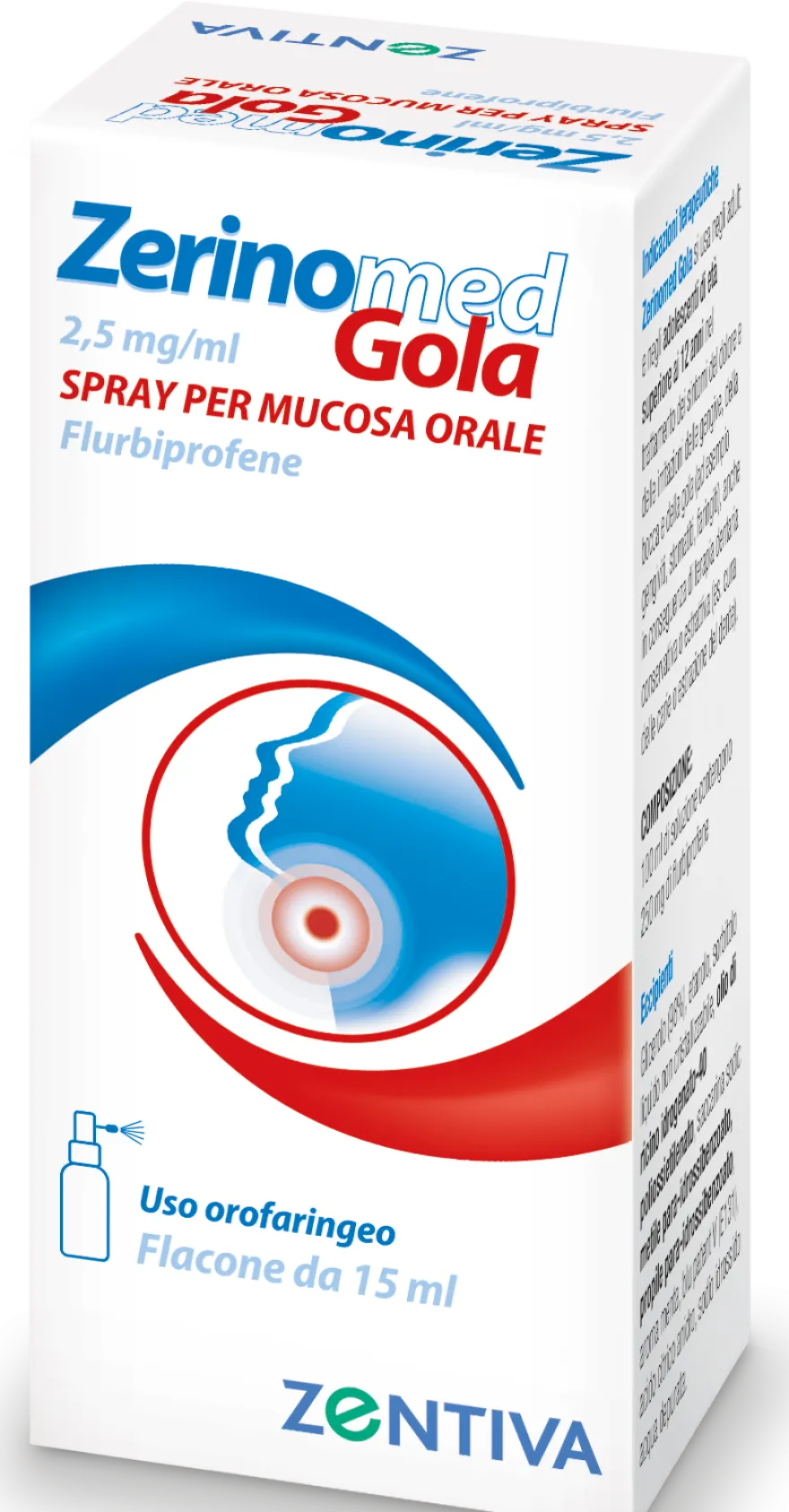 Zerinomed Gola 0,25% Spray Mucosa Orale 15ml