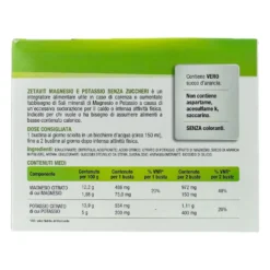 Zetavit Magnesio E Potassio Senza Zucchero 24 Bustine