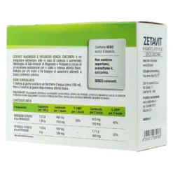 Zetavit Magnesio E Potassio Senza Zucchero 24 Bustine