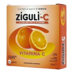 Ziguli C Arancia Integratore Vitamina C 40 Palline