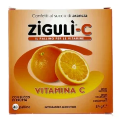 Ziguli C Arancia Integratore Vitamina C 40 Palline
