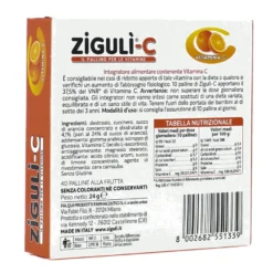 Ziguli C Arancia Integratore Vitamina C 40 Palline