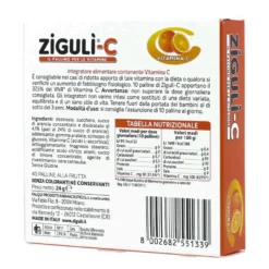 Ziguli C Arancia Integratore Vitamina C 40 Palline