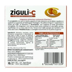 Ziguli C Arancia Integratore Vitamina C 40 Palline