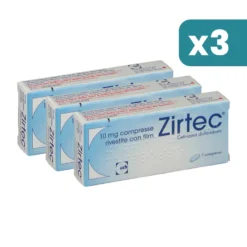 Zirtec 10mg 7 Compresse Rivestite Con Film 3 confezioni