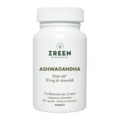 Zreen Ashwagandha 600 Mg Immunostimolante 60 Capsule Vegane