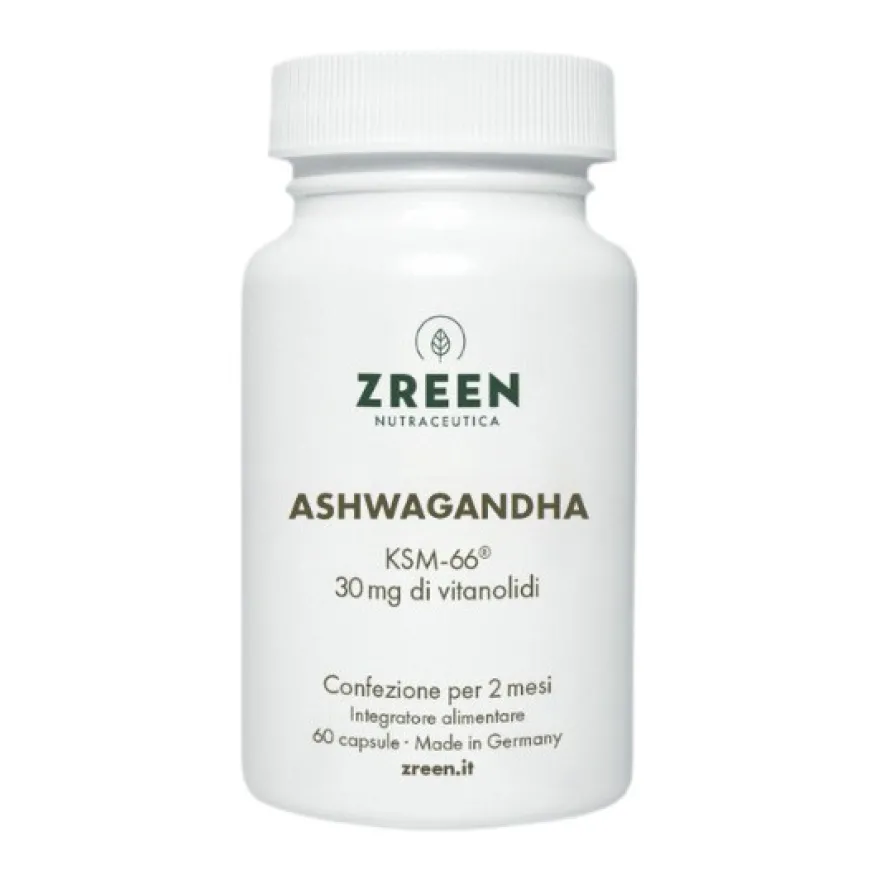 Zreen Ashwagandha 600 Mg Immunostimolante 60 Capsule Vegane