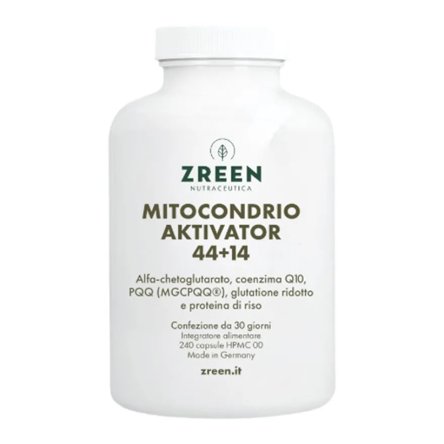 Zreen Mitocondrio Aktivator 44+14 Integratore Longevità 240 Capsule