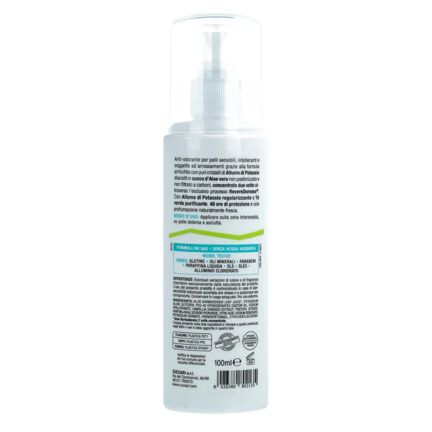 Zuccari Aloevera2 Antiodorante Pietra Liquida 100ml