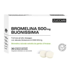 Zuccari Bromelina Buonissima Integratore Drenante 500mg 30 Compresse