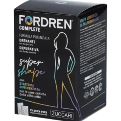 Zuccari Fordren Complete Supershape Integratore Drenante 25 Stick