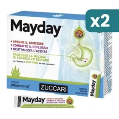 Zuccari Mayday Sospensione Per Uso Orale Alla Menta 2 confezioni da 24 Bustine 10ml