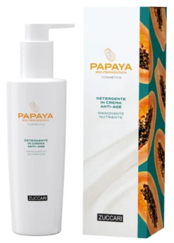 Zuccari Papaya Cosmetics Detergente Crema Anti-age Rinnovante Nutriente 200ml