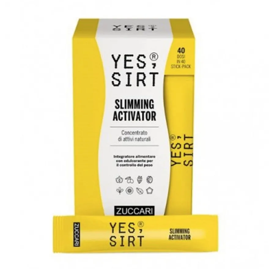 Zuccari Yes Sirt Slimming Activator Integratore Controllo Del Peso 40 Stick Pack