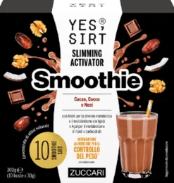 Zuccari Yes Sirt Slimming Activator Integratore Smoothie Cacao Cocco E Noci 10 Buste