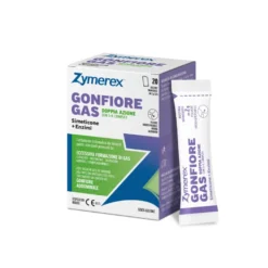 Zymerex Gas Doppia Azione Con S+e Complex Trattamento Gas Intestinali 20 Bustine Monodose